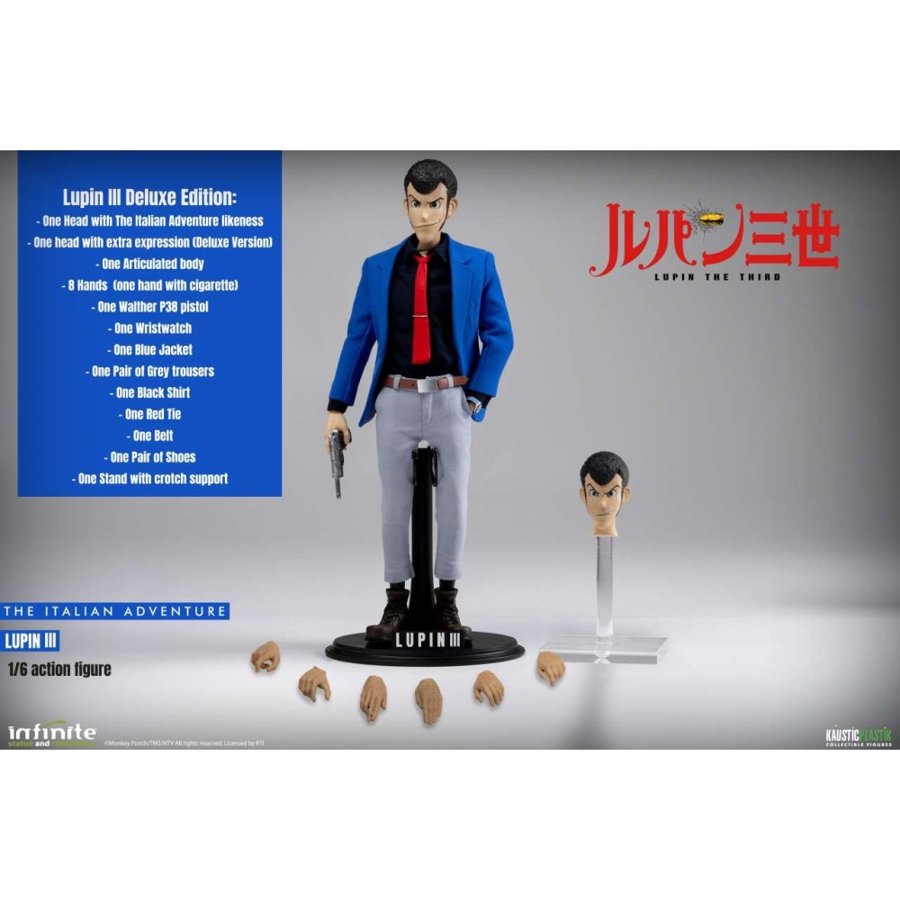 LUPIN THE THIRD L'AVVENTURA ITALIANA LUPIN DELUXE ACTION FIGURE INFINITE STATUE