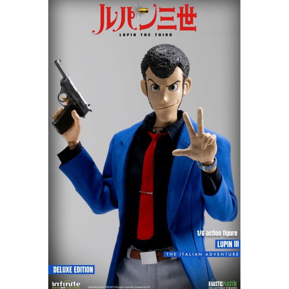 INFINITE STATUE LUPIN THE THIRD THE ITALIAN ADVENTURE LUPIN DELUXE VERSION ACTION FIGURE