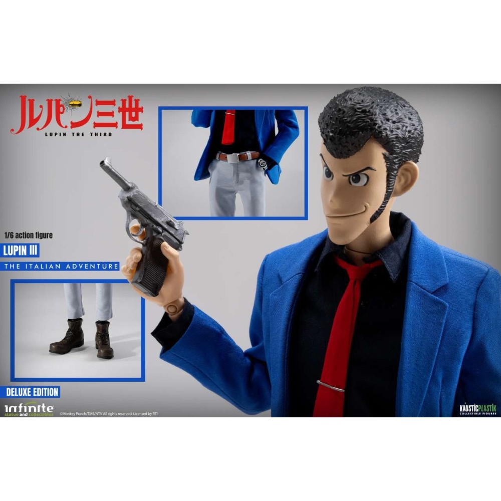 LUPIN THE THIRD L'AVVENTURA ITALIANA LUPIN DELUXE ACTION FIGURE INFINITE STATUE