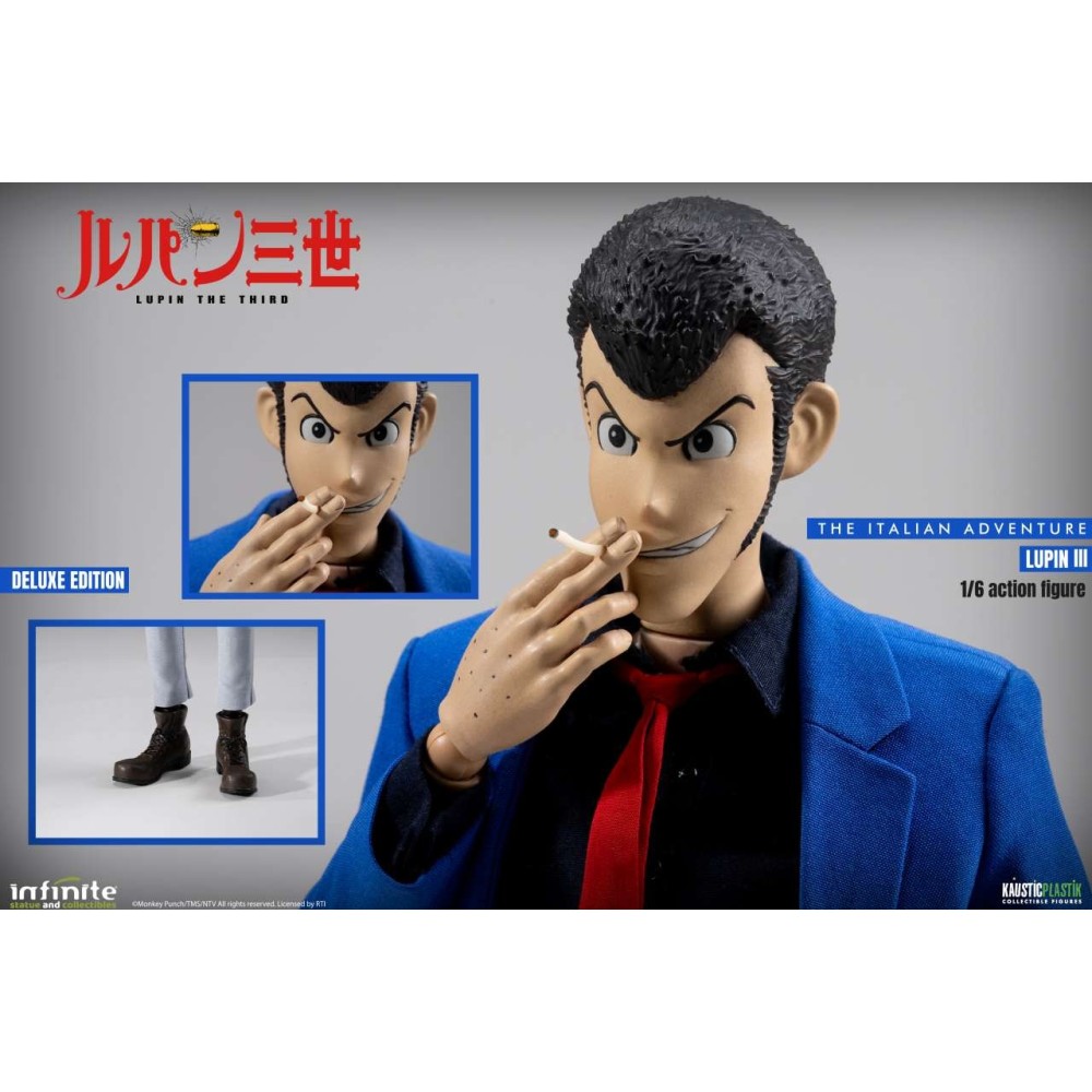 INFINITE STATUE LUPIN THE THIRD THE ITALIAN ADVENTURE LUPIN DELUXE VERSION ACTION FIGURE