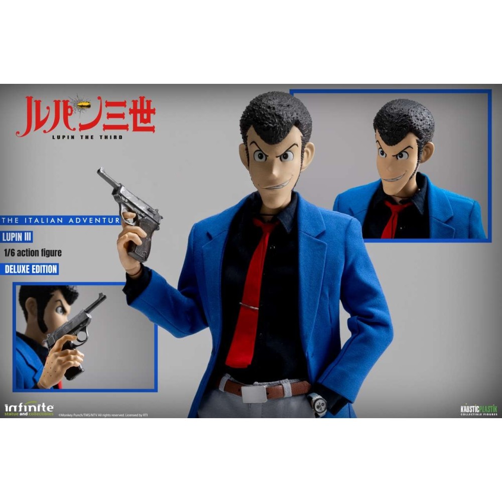 LUPIN THE THIRD L'AVVENTURA ITALIANA LUPIN DELUXE ACTION FIGURE INFINITE STATUE