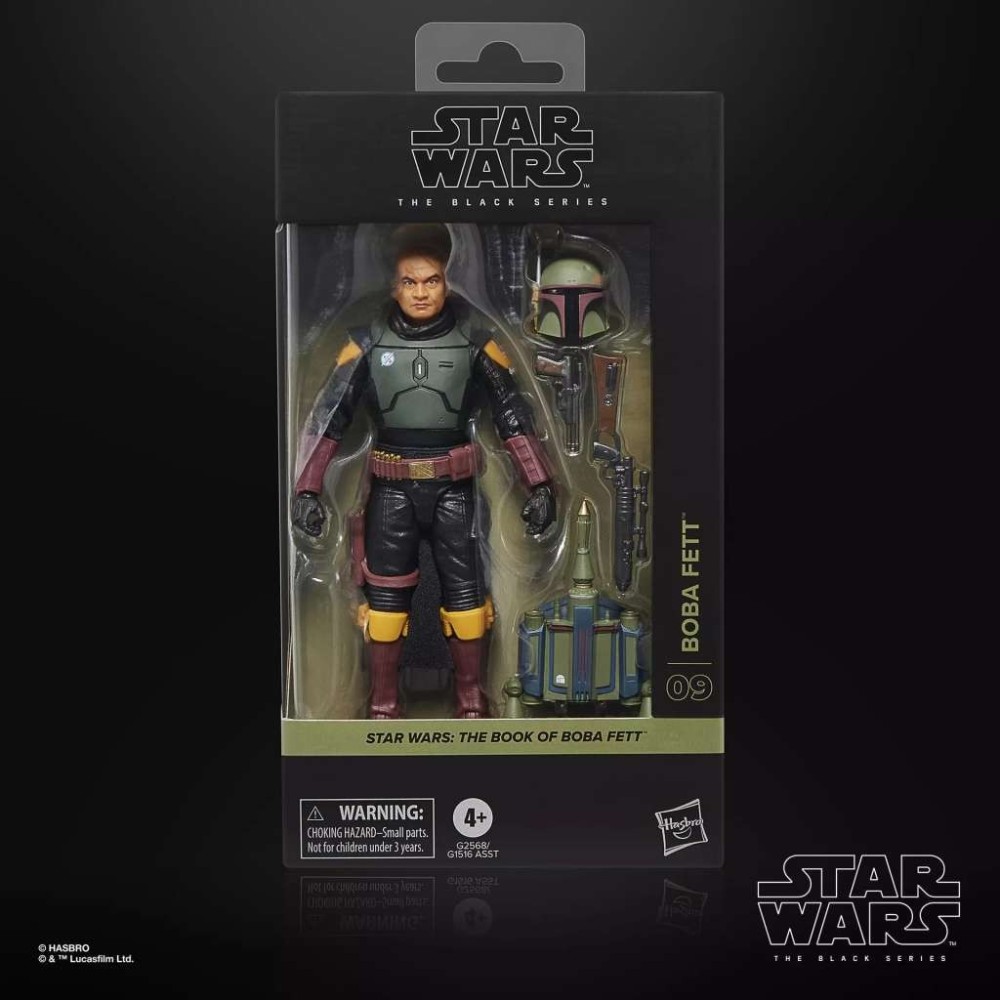 HASBRO STAR WARS THE BLACK SERIES THE BOOK OF BOBA FETT PVC ACTION FIGURE