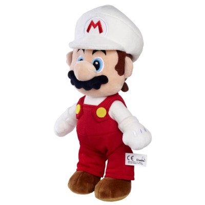 SUPER MARIO FIRE 30CM PUPAZZO PELUCHE FIGURE SIMBA TOYS
