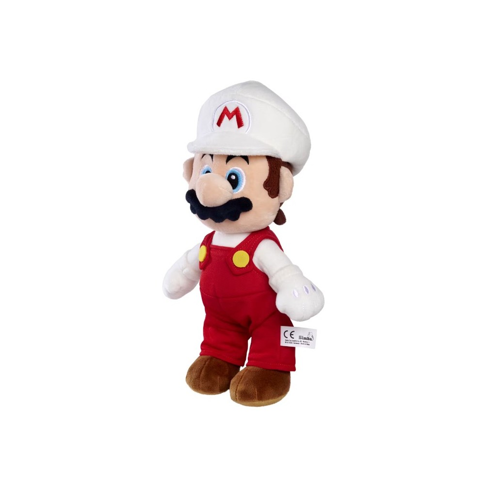 SUPER MARIO FIRE 30CM PUPAZZO PELUCHE FIGURE SIMBA TOYS