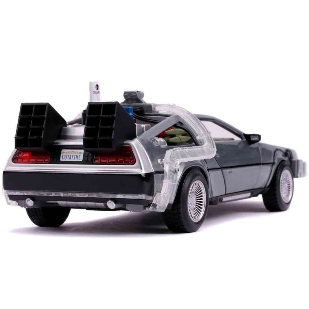 BACK TO THE FUTURE PART II DELOREAN DIE CAST 1/24 MODEL SIMBA TOYS