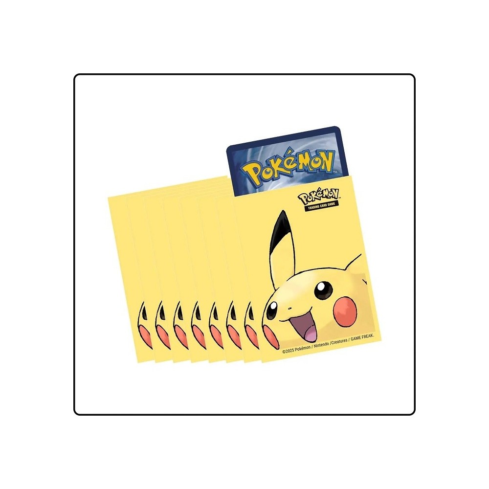 POKEMON PIKACHU BUSTINE PROTETTIVE MORBIDE 65X PACK ULTRA PRO