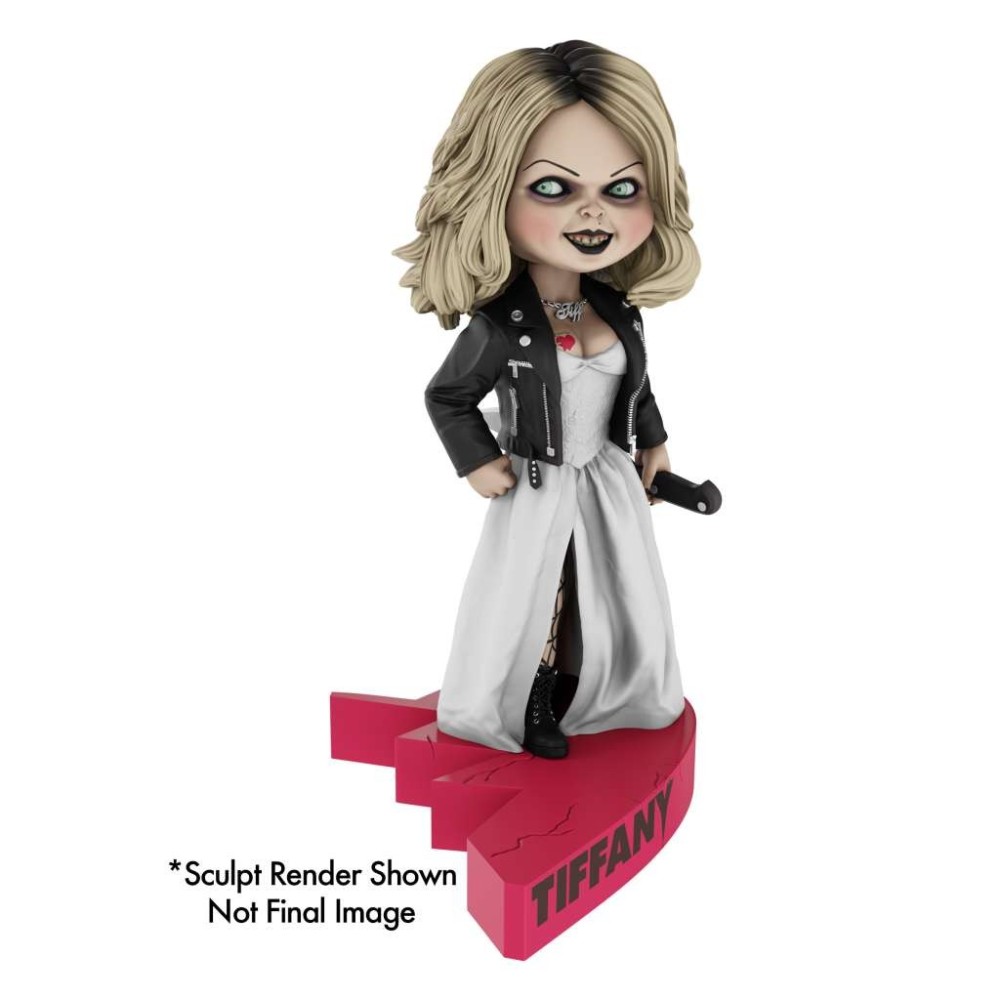 BRIDE OF CHUCKY - TIFFANY HEART CONNECT BOBBLE HEAD KNOCKER FIGURE NECA