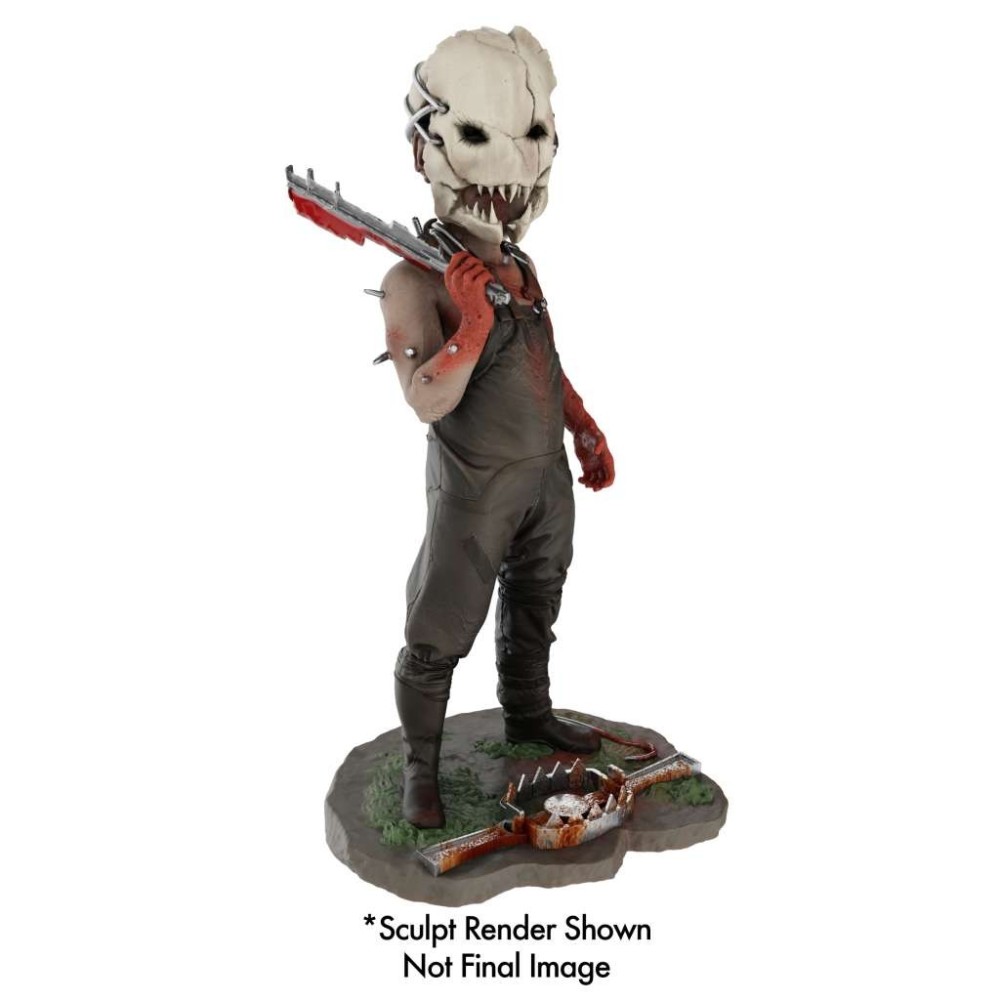 DEAD BY DAYLIGHT TRAPPER BOBBLE HEAD KNOCKER FIGURE NECA