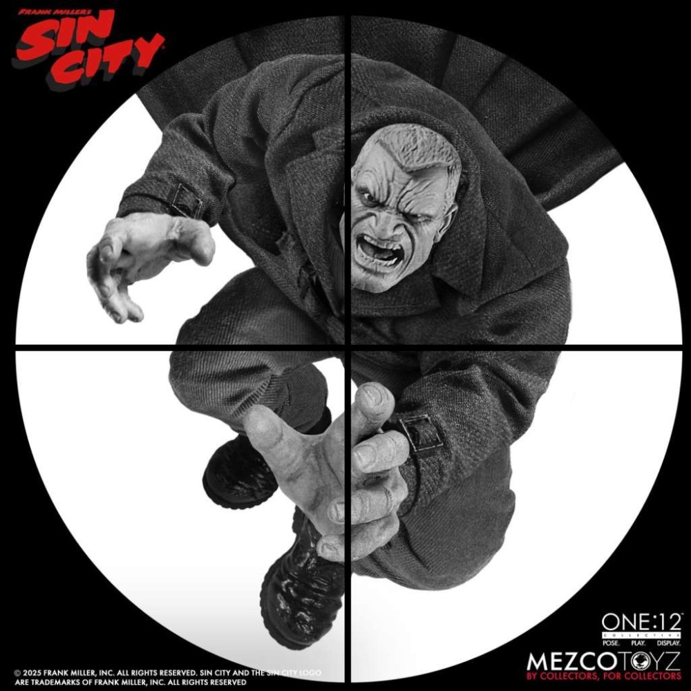MEZCO TOYS SIN CITY MARV ONE:12 SERIES COLLECTIVE ACTION FIGURE