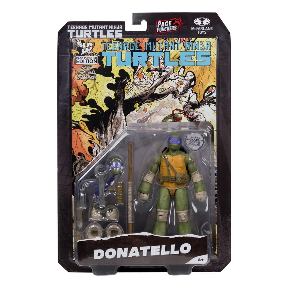 MC FARLANE TMNT NINJA TURTLES PAGE PUNCHERS DONATELLO ACTION FIGURE