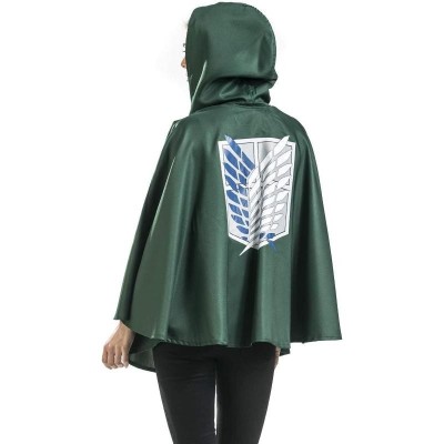 ATTACCO DEI GIGANTI ATTACK ON TITAN OFFICIAL GREEN CAPE MANTELLO REPLICA UNEKORN
