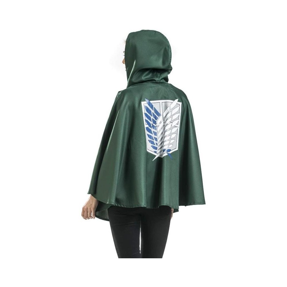 ATTACCO DEI GIGANTI ATTACK ON TITAN OFFICIAL GREEN CAPE MANTELLO REPLICA UNEKORN