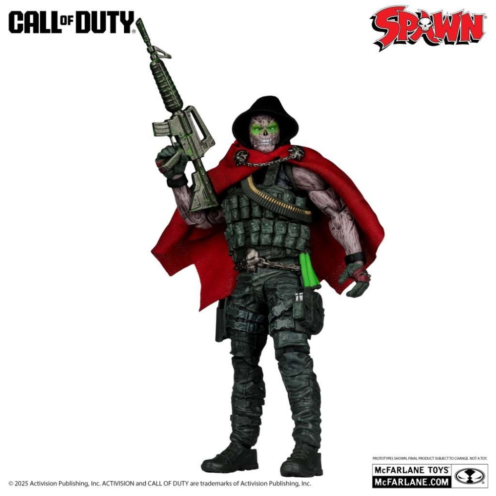 MC FARLANE CALL OF DUTY 7 BURNED SPAWN PVC ACTION FIGURE