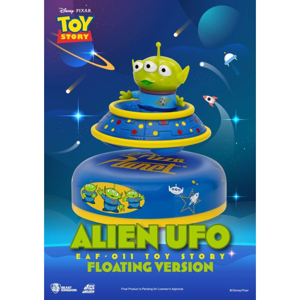 TOY STORY ALIEN UFO FLOATING VERSION STATUA FIGURE DIORAMA BEAST KINGDOM