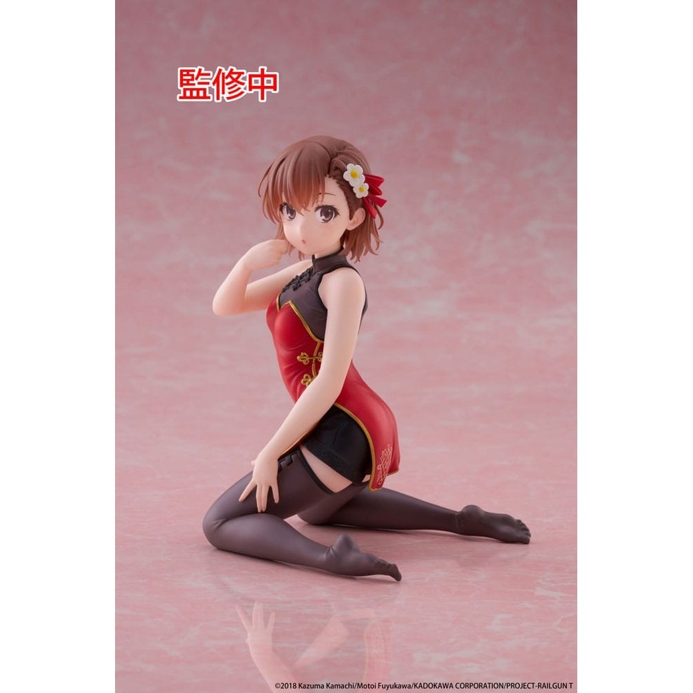 TAITO A CERTAIN SCIENTIFIC RAILGUN MIKOTO MISAKA CHINESE DRESS VER DESKTOP CUTE PVC STATUE
