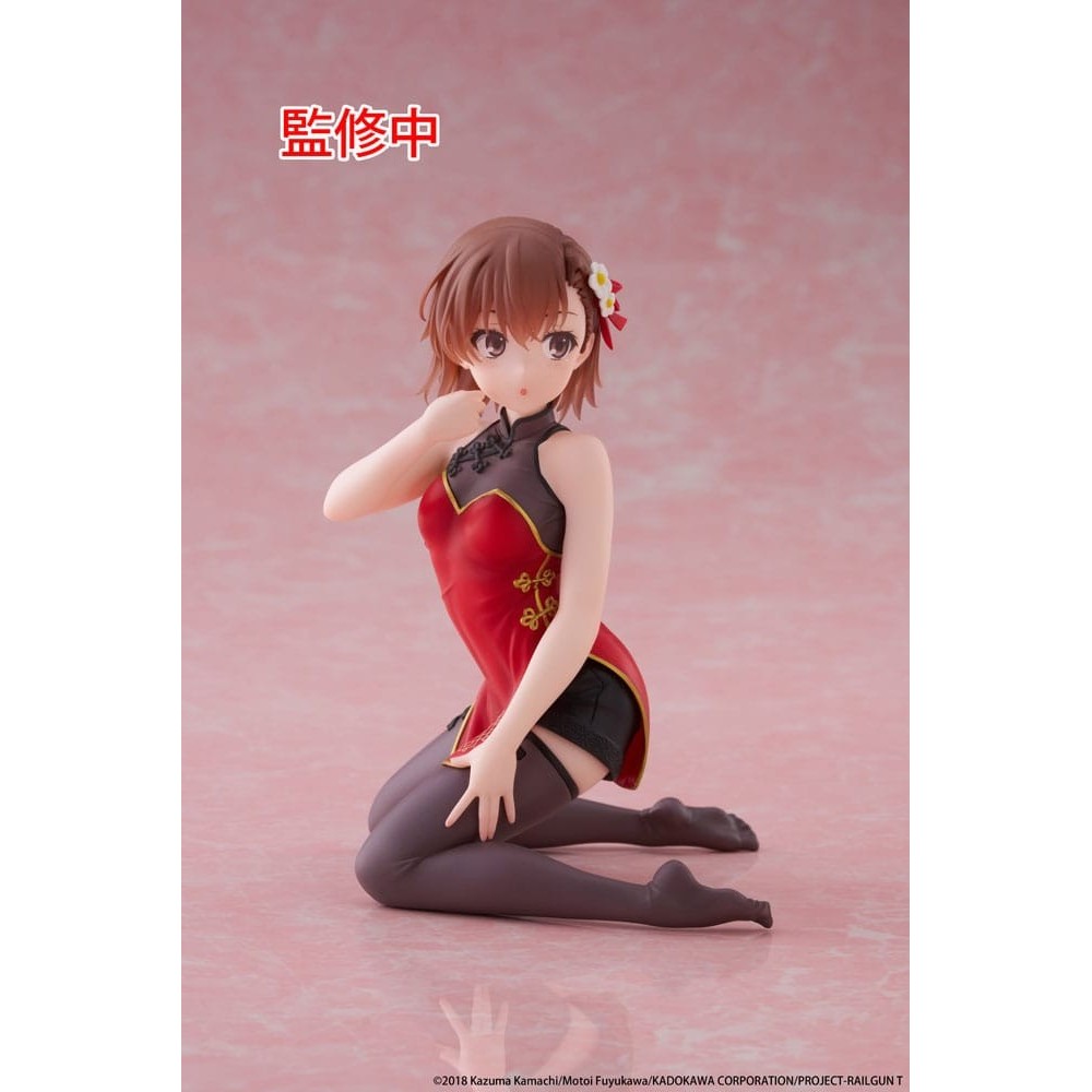 TAITO A CERTAIN SCIENTIFIC RAILGUN MIKOTO MISAKA CHINESE DRESS VER DESKTOP CUTE PVC STATUE