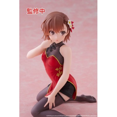 TAITO A CERTAIN SCIENTIFIC RAILGUN MIKOTO MISAKA CHINESE DRESS VER DESKTOP CUTE PVC STATUE