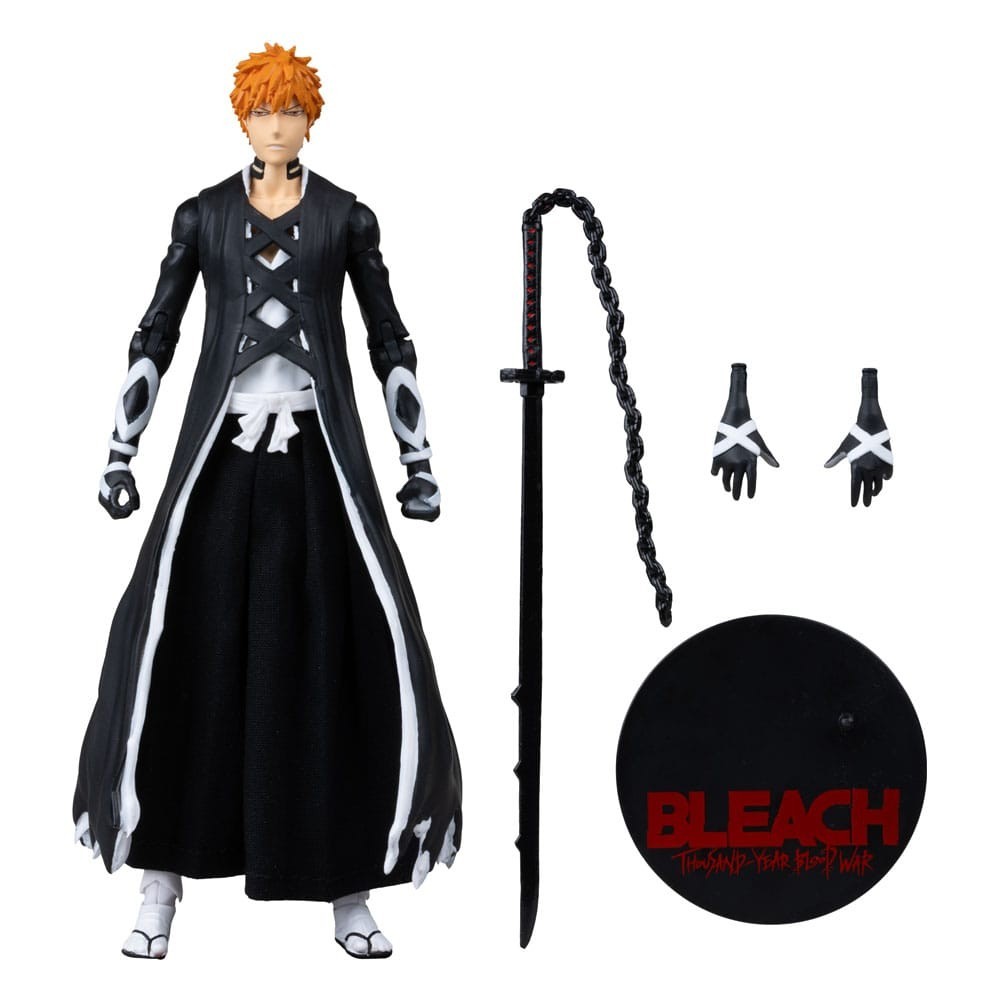 MC FARLANE BLEACH THOUSAND YEAR BLOOD WAR ICHIGO KUROSAKI FULLBRING BANKAI ACTION FIGURE