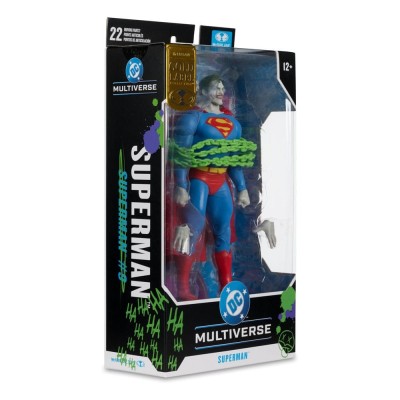 DC MULTIVERSE SUPERMAN JOKERIZED GOLD LABEL ACTION FIGURE MC FARLANE