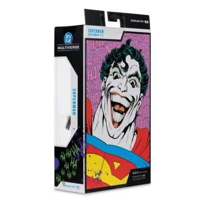 DC MULTIVERSE SUPERMAN JOKERIZED GOLD LABEL ACTION FIGURE MC FARLANE