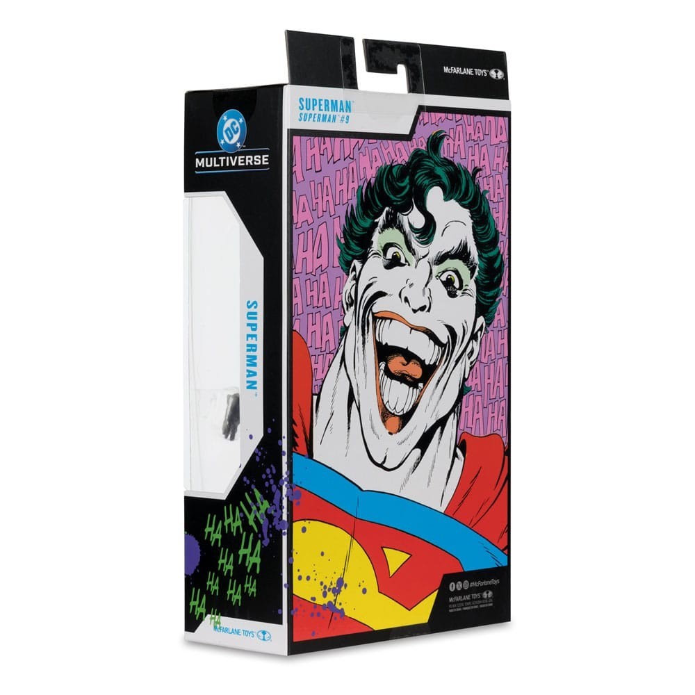 DC MULTIVERSE SUPERMAN JOKERIZED GOLD LABEL ACTION FIGURE MC FARLANE
