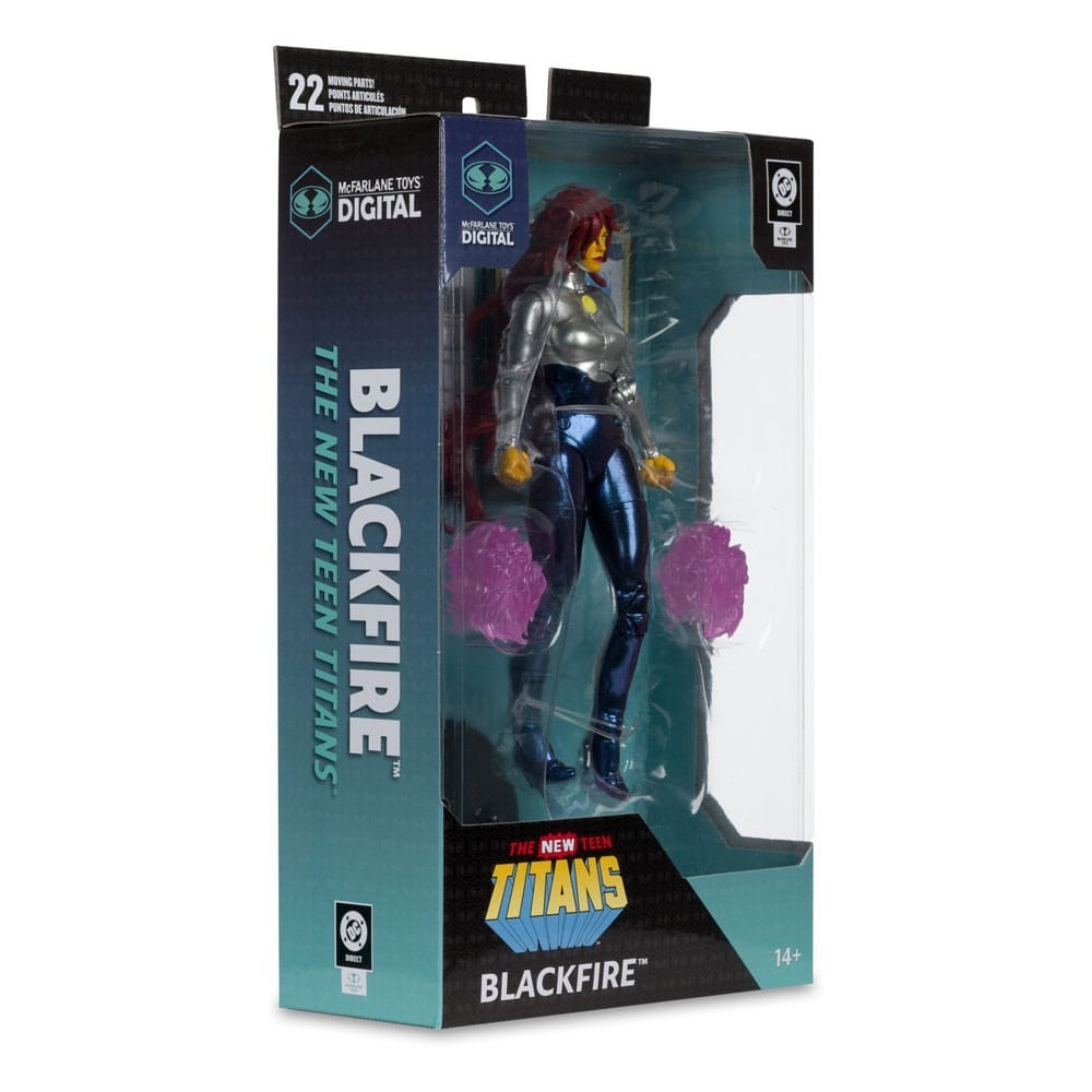 MCFARLANE TOYS DIGITAL BLACKFIRE THE NEW TEEN TITANS ACTION FIGURE MC FARLANE