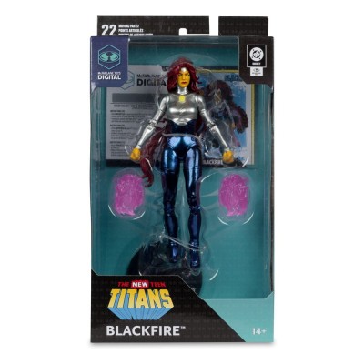 MCFARLANE TOYS DIGITAL BLACKFIRE THE NEW TEEN TITANS ACTION FIGURE MC FARLANE