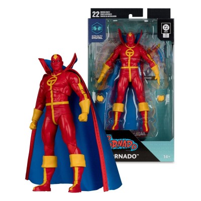 MCFARLANE TOYS DIGITAL RED TORNADO DC THE BRONZE AGE ACTION FIGURE MC FARLANE