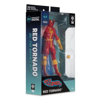 MCFARLANE TOYS DIGITAL RED TORNADO DC THE BRONZE AGE ACTION FIGURE MC FARLANE