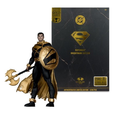 DC MULTIVERSE SUPERMAN FUTURE STATE KNIGHTMARE EDITION GOLD LABEL ACTION FIGURE MC FARLANE