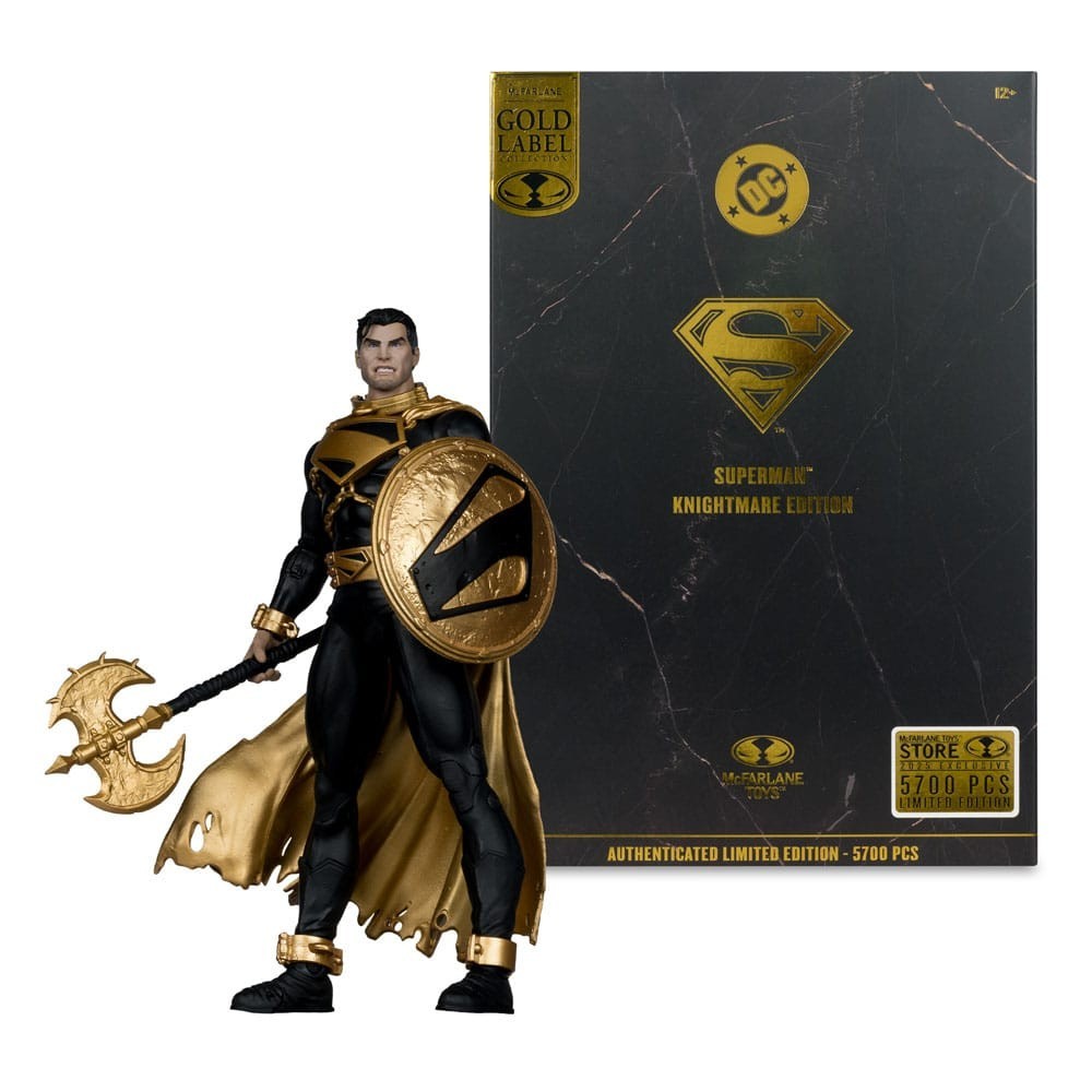 DC MULTIVERSE SUPERMAN FUTURE STATE KNIGHTMARE EDITION GOLD LABEL ACTION FIGURE MC FARLANE