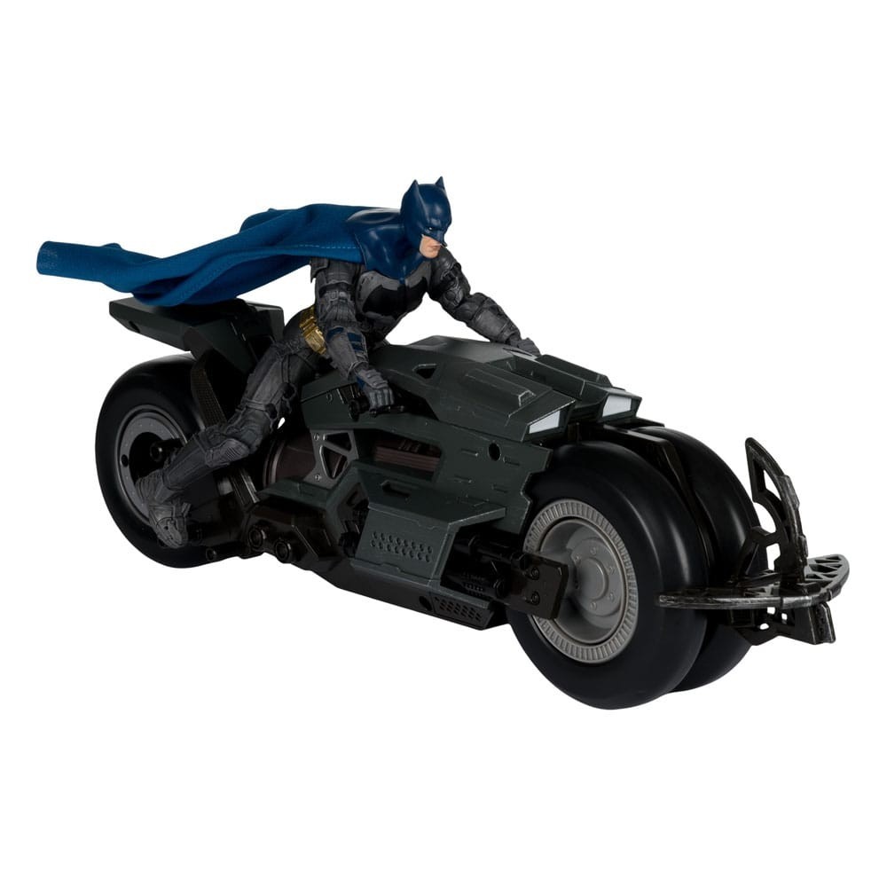 DC MULTIVERSE THE FLASH BATMAN AND BATCYCLE ACTION FIGURE MC FARLANE