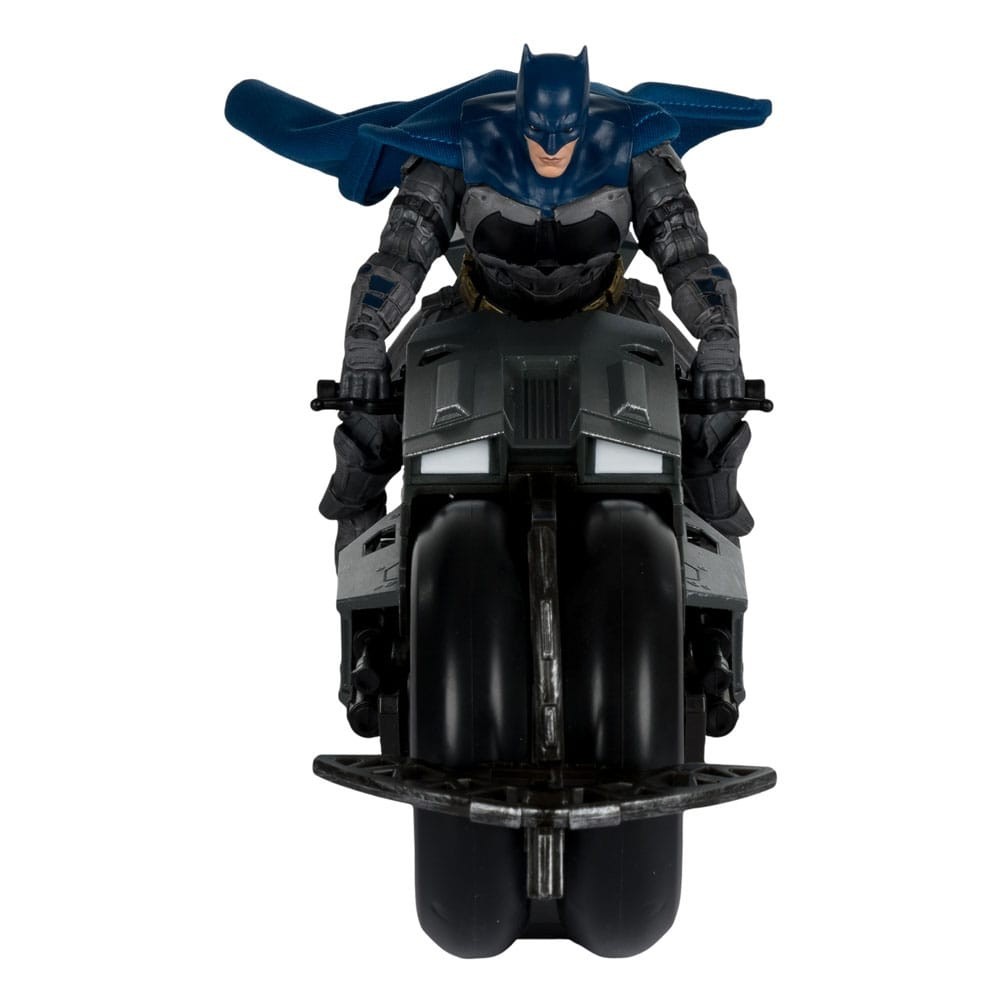 DC MULTIVERSE THE FLASH BATMAN AND BATCYCLE ACTION FIGURE MC FARLANE