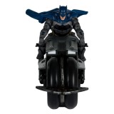 DC MULTIVERSE THE FLASH BATMAN AND BATCYCLE ACTION FIGURE MC FARLANE