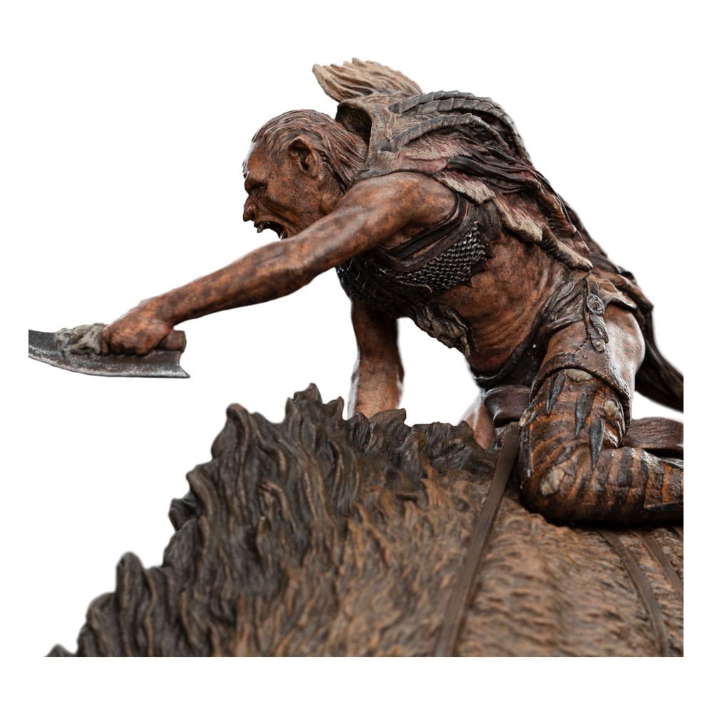 WETA THE LORD OF THE RINGS SHARKU ON WARG STATUE RESIN FIGURE