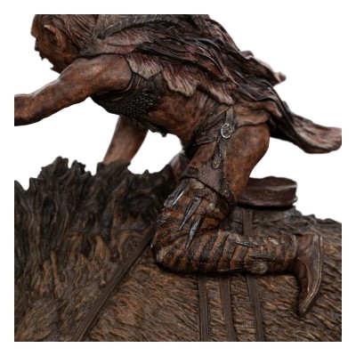 WETA THE LORD OF THE RINGS SHARKU ON WARG STATUE RESIN FIGURE