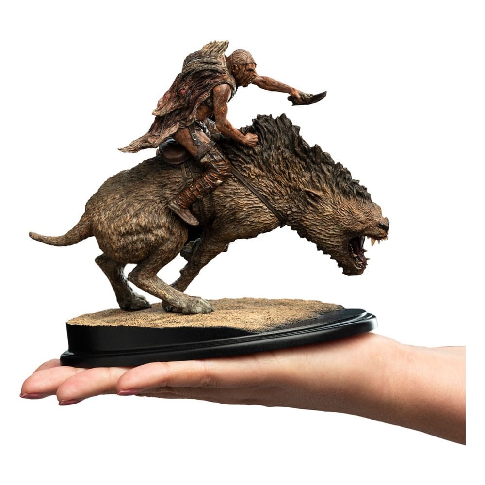 THE LORD OF THE RINGS SHARKU SU WARG STATUA RESIN FIGURE WETA