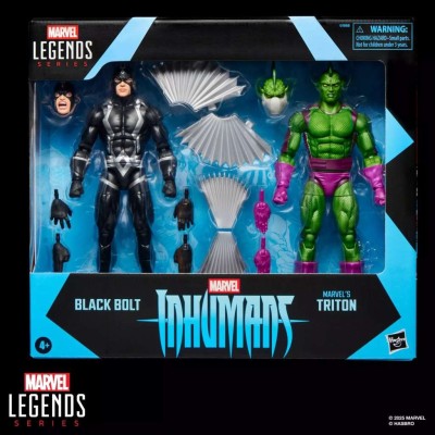 HASBRO MARVEL LEGENDS INHUMANS BLACK BOLT AND TRITON 2-PACK PVC ACTION FIGURES