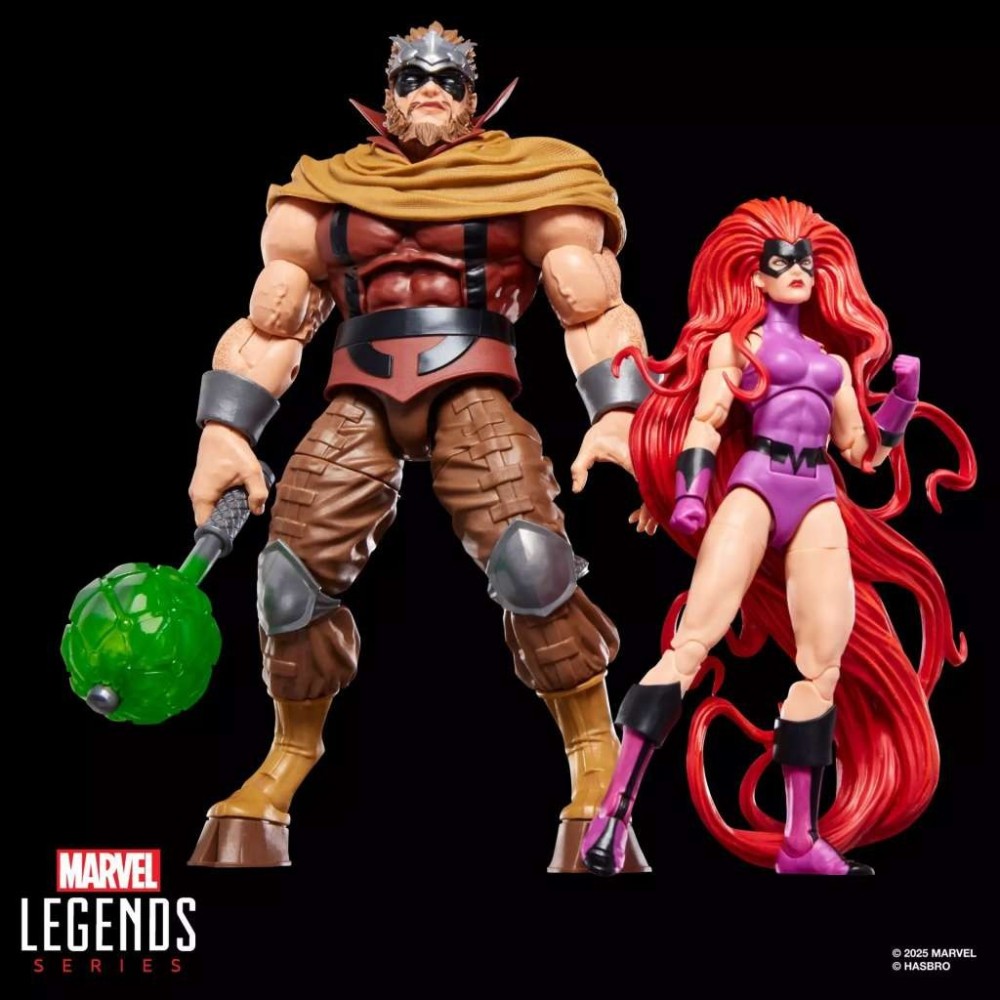 MARVEL LEGENDS INHUMANS MEDUSA & GORGON 2-PACK ACTION FIGURES HASBRO