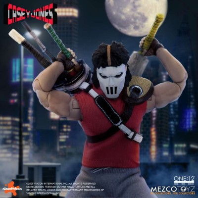 TEENAGE MUTANT NINJA TURTLES CASEY JONES ONE:12 COLLECTIVE ACTION FIGURE MEZCO TOYS