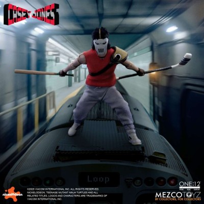 MEZCO TOYS TEENAGE MUTANT NINJA TURTLES CASEY JONES ONE:12 COLLECTIVE SERIES ACTION FIGURE