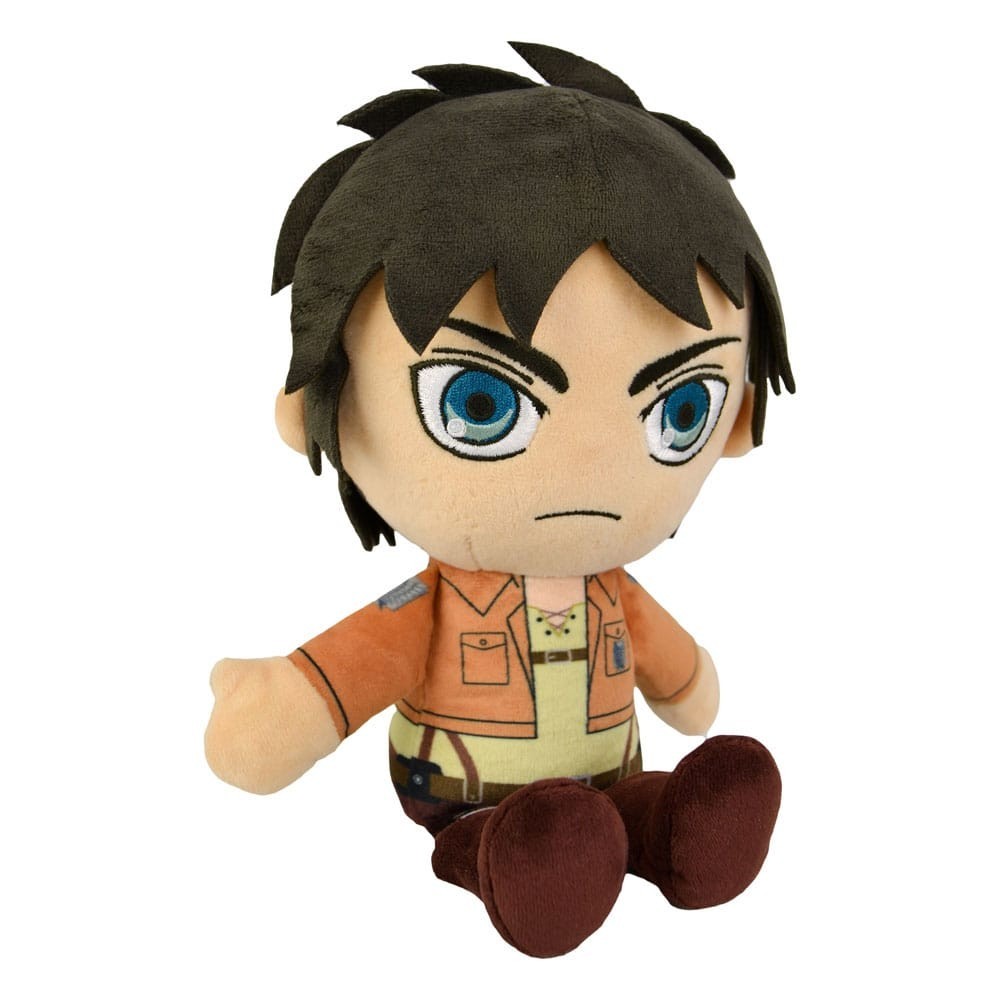 ATTACCO DEI GIGANTI EREN JAEGER 30CM PUPAZZO PELUCHE PLUSH FIGURE POPBUDDIES