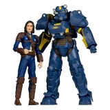 FALLOUT T-60 VAULT TEC & SOLE SURVIVOR ACTION FIGURE MC FARLANE