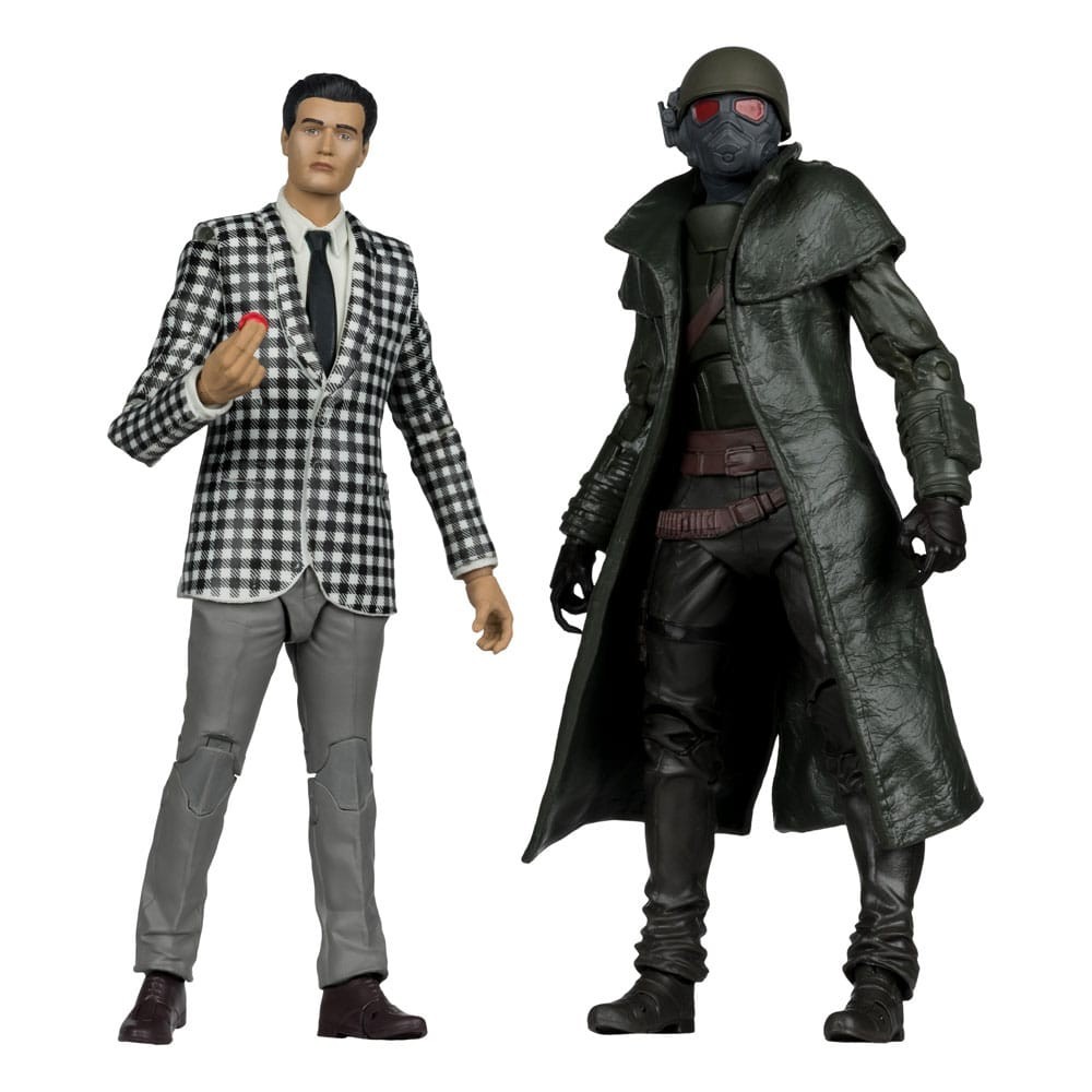 FALLOUT NEW VEGAS RIOT RANGER ARMOR & BENNY SURVIVOR ACTION FIGURE MC FARLANE