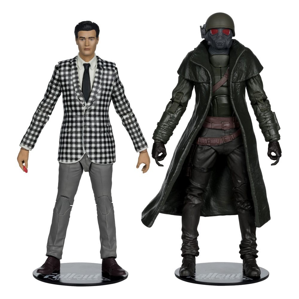FALLOUT NEW VEGAS RIOT RANGER ARMOR & BENNY SURVIVOR ACTION FIGURE MC FARLANE