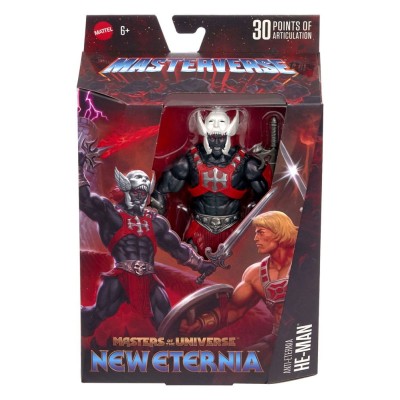 MATTEL MASTERS OF THE UNIVERSE NEW ETERNIA ANTI-ETERNIA HE-MAN MASTERVERSE ACTION FIGURE