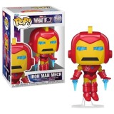 FUNKO POP! MARVEL WHAT IF...? IRON MAN MECH BOBBLE HEAD KNOCKER FIGURE FUNKO