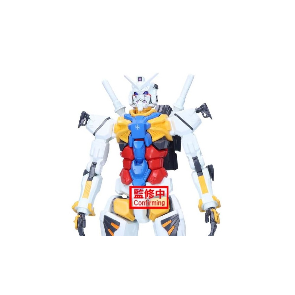 MOBILE SUIT GUNDAM GQUUUUUUX GENKAI TOPPA WHITE GUNDAM STATUA FIGURE BANPRESTO