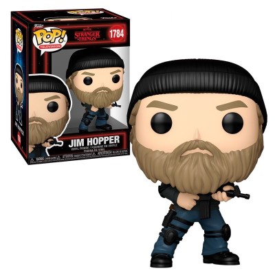 FUNKO POP! STRANGER THINGS JIM HOPPER 1784 BOBBLE HEAD KNOCKER FIGURE FUNKO