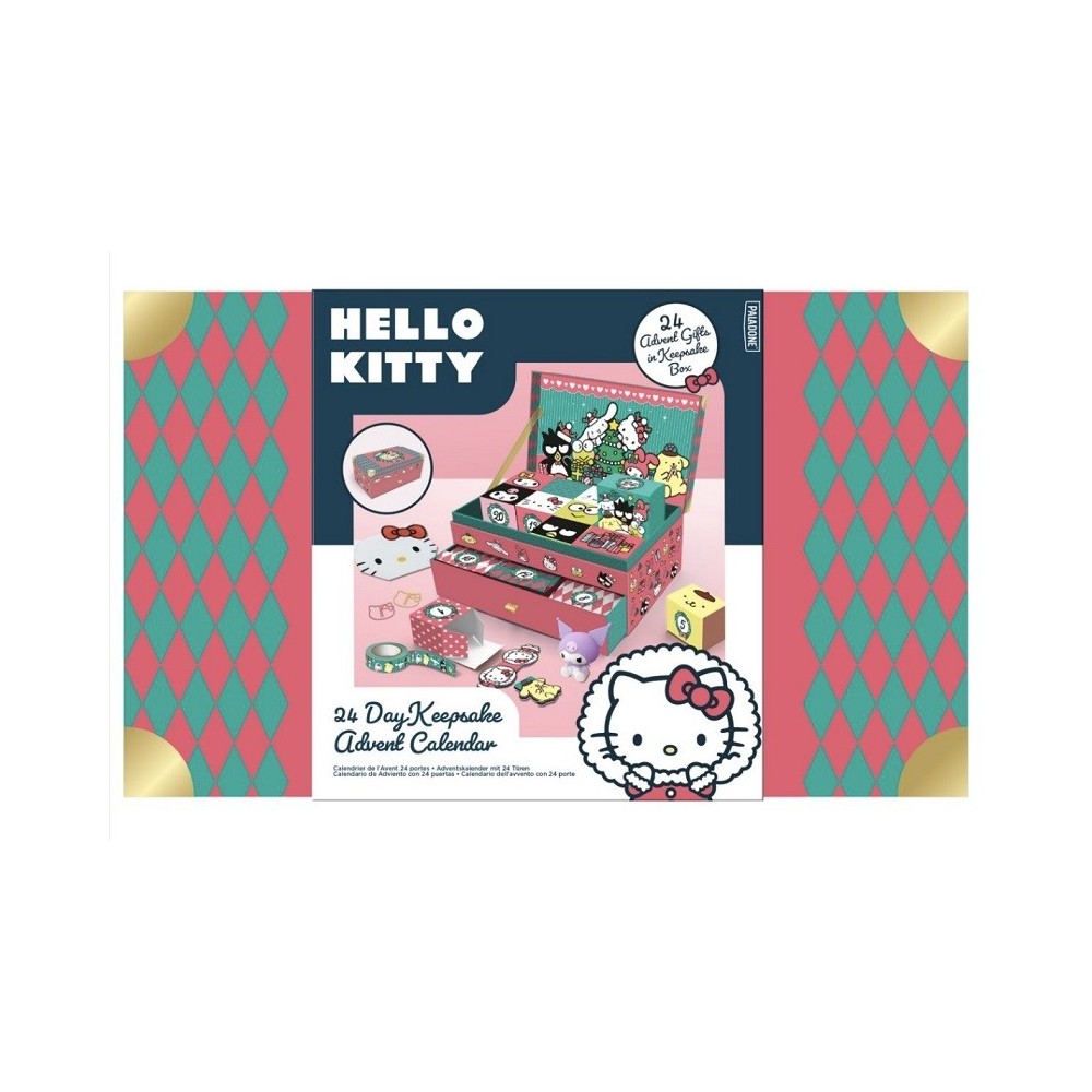 HELLO KITTY KEEPSAKE CALENDARIO DELL'AVVENTO 24 GIORNI PALADONE PRODUCTS